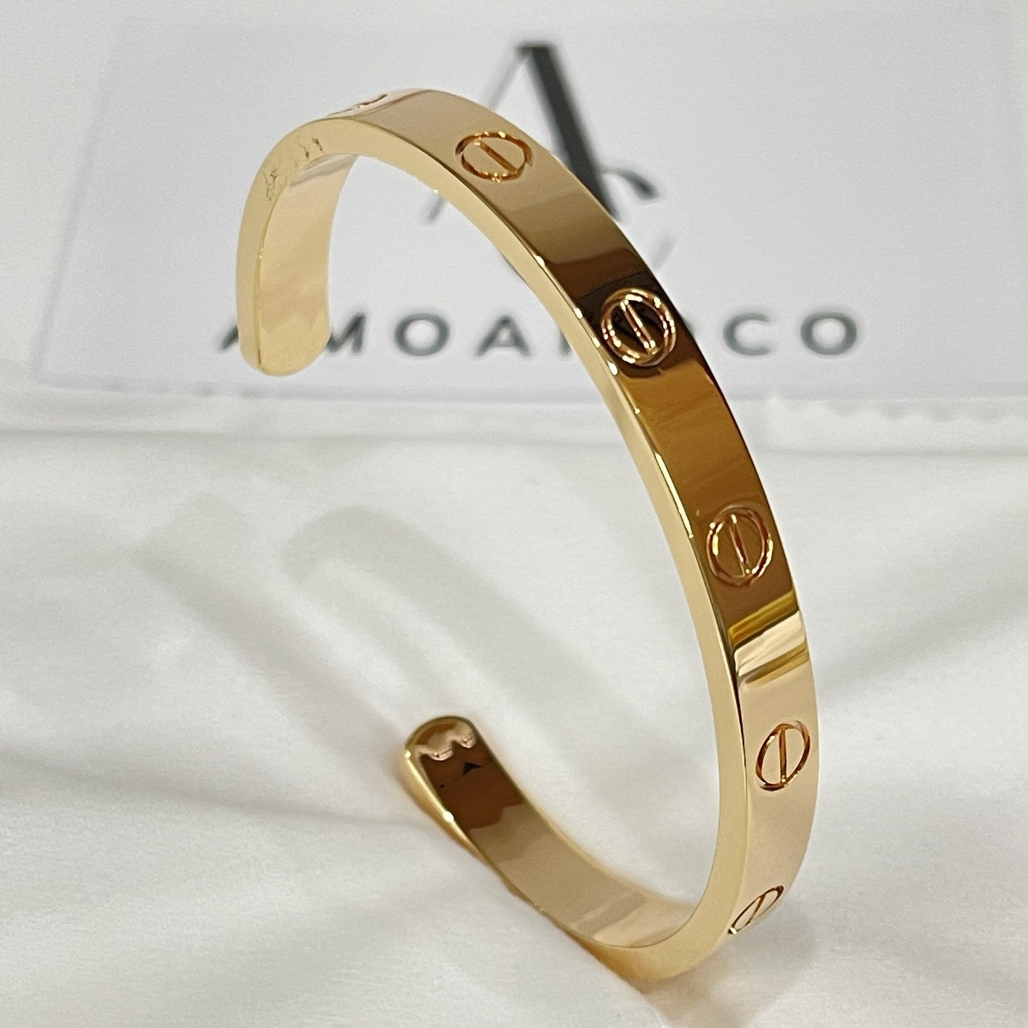 [Luxe Jewels]LOVE BRACELET 6.1MM OPEN CUFF