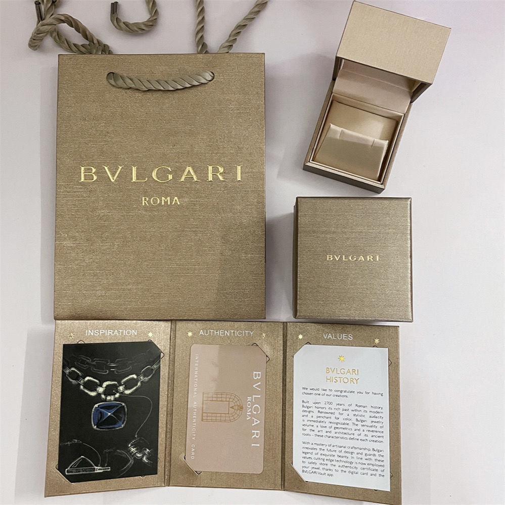 BV HIGH-END NECKLACE BRACELET BRACELET RING PACKAGING BOX GIFT BAG