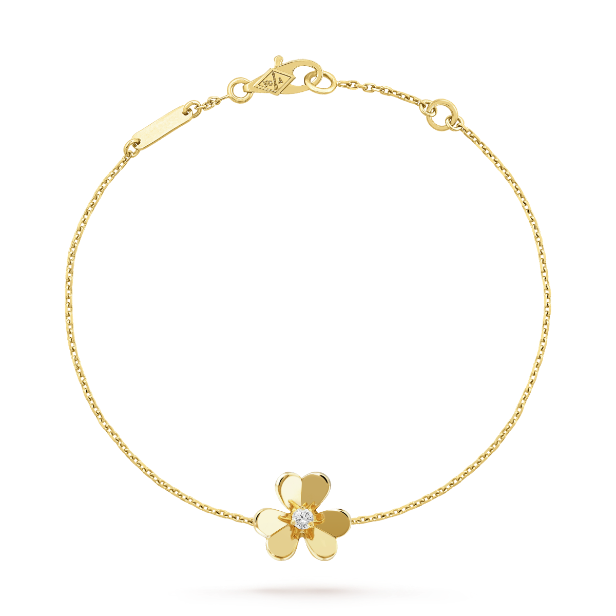 [Luxe Jewels]FRIVOLE GOLD FLOWER PINK MALACHITE BRACELET