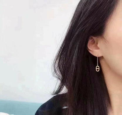 [Luxe Jewels]CHAINE TASSEL EARRINGS