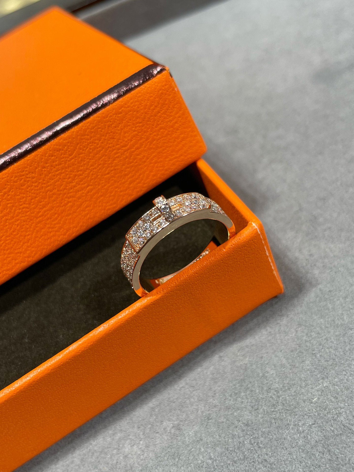 [Luxe Jewels]KELLY PINK GOLD DIAMOND RING