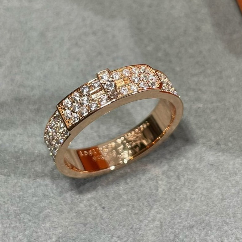 [Luxe Jewels]KELLY PINK GOLD DIAMOND RING