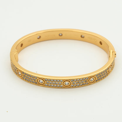 [Luxe Jewels]LOVE BRACELET 6.1MM DIAMOND-PAVED 10 BIG DIAMONDS