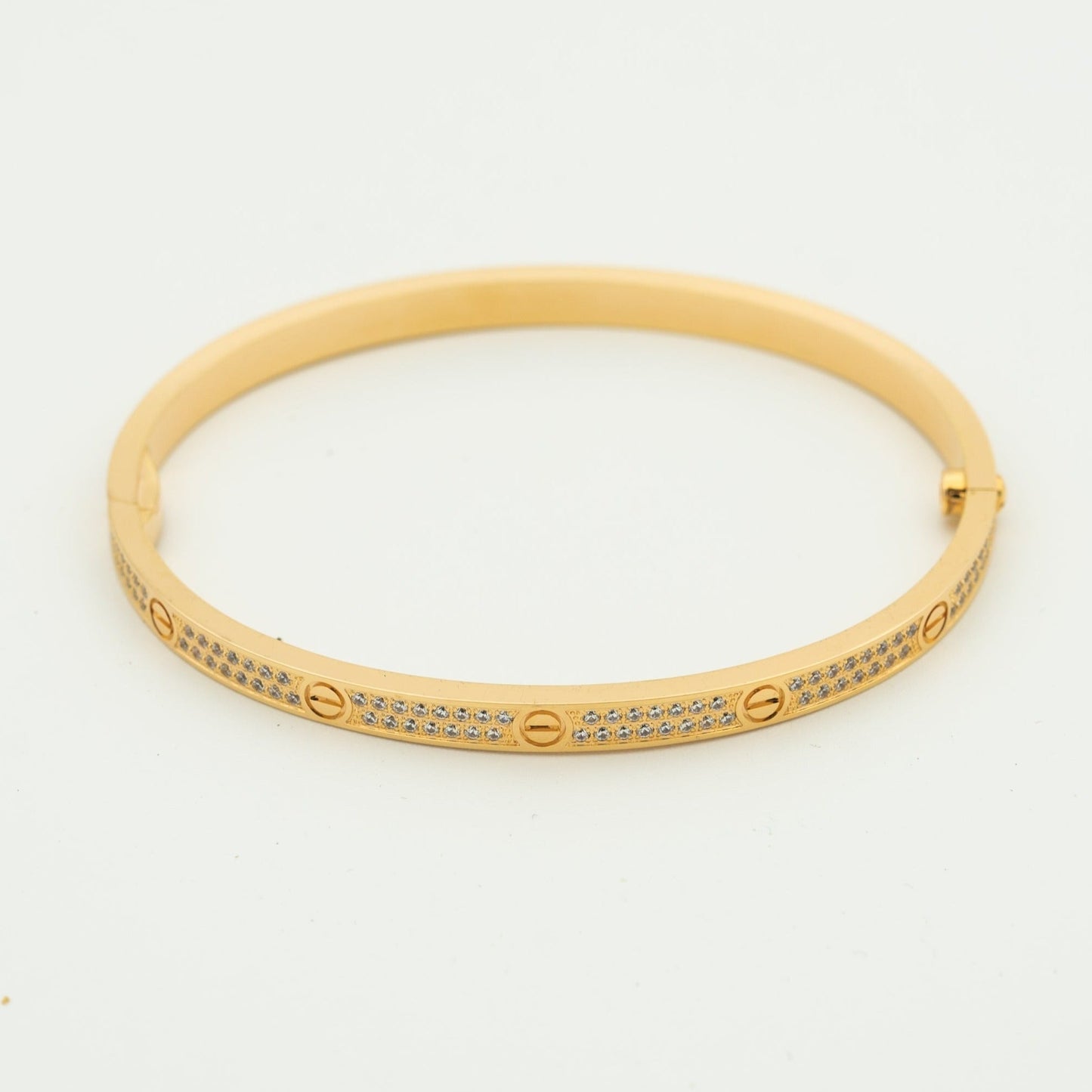 [Luxe Jewels]LOVE BRACELET 3.65MM DIAMOND-PAVED