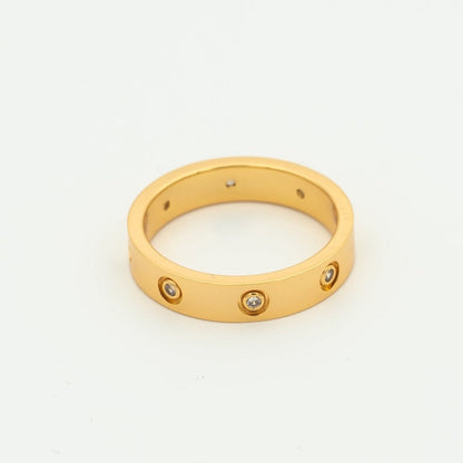 [Luxe Jewels]LOVE RING 3.6MM 8 DIAMONDS