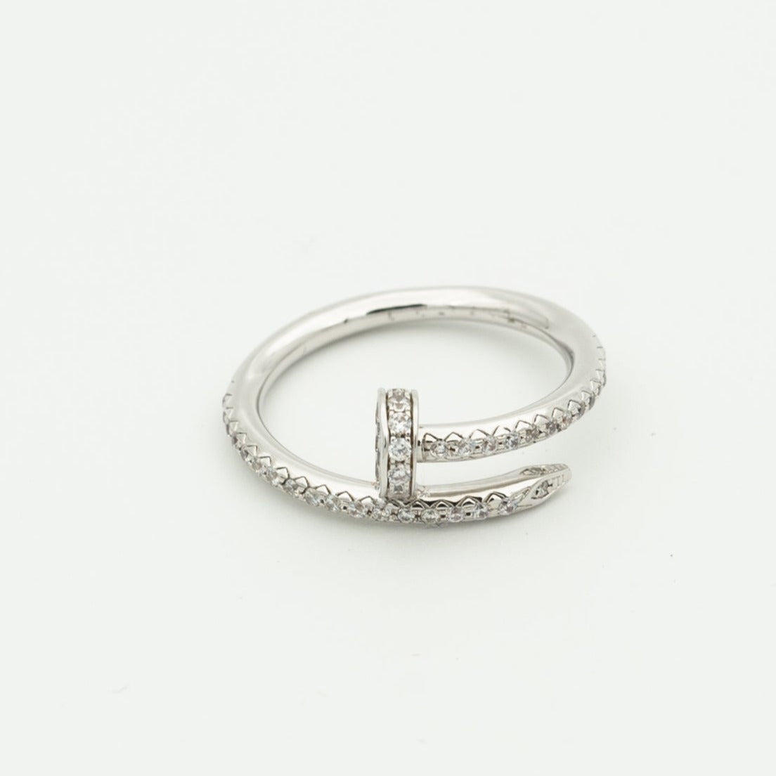 [Luxe Jewels]JUSTE RING 1.8MM SILVER DIAMONDS