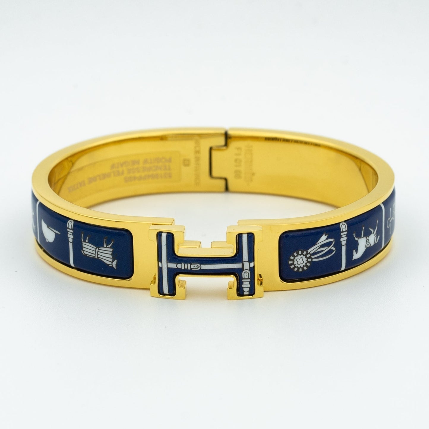 [Luxe Jewels]H BRACELET BLUE CERAMIC