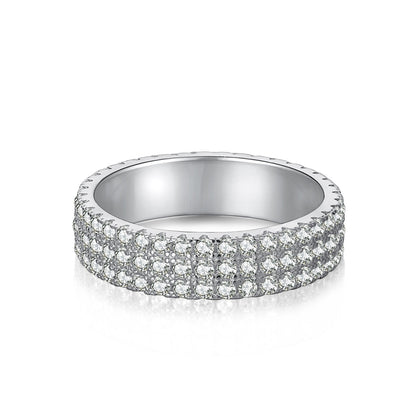 [Luxe Jewels]Dainty Round Cut Tennis Ring