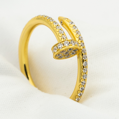 [Luxe Jewels]JUSTE RING 1.8MM GOLD DIAMONDS