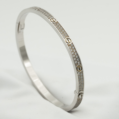 [Luxe Jewels]LOVE BRACELET 3.65MM DIAMOND-PAVED