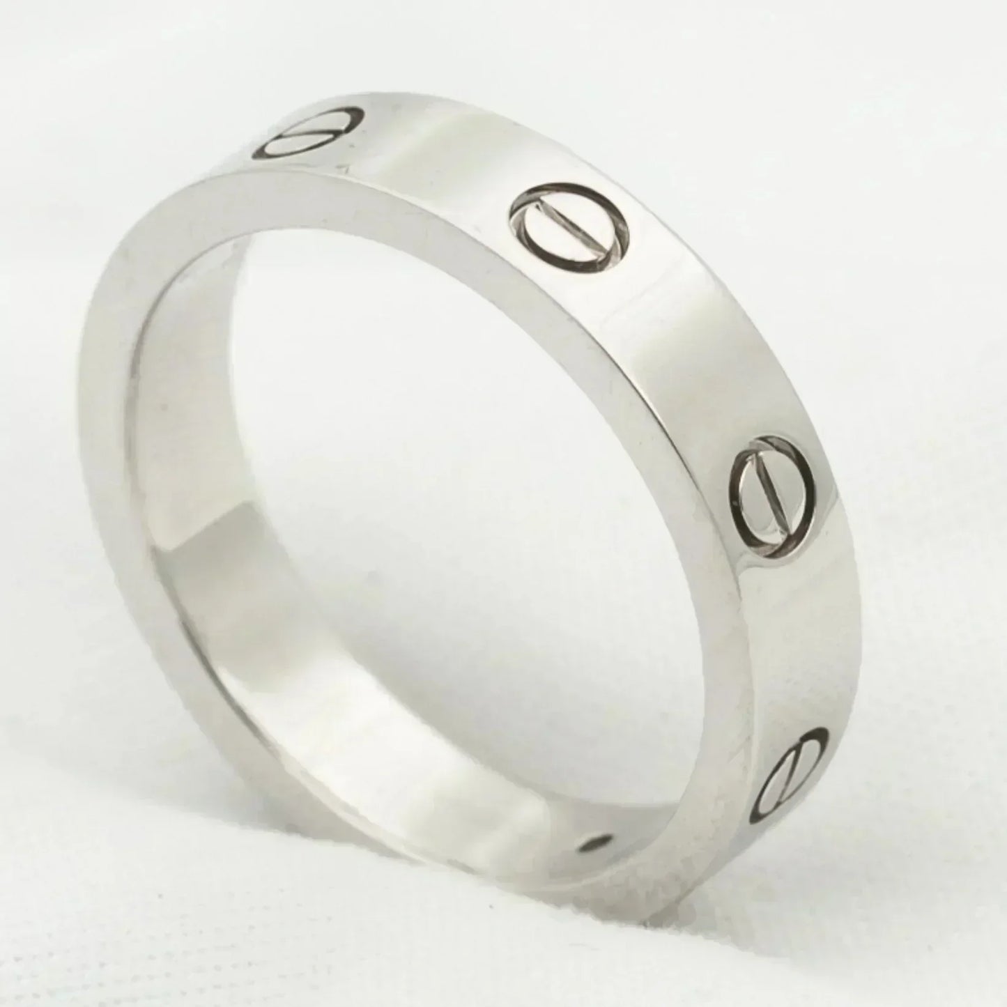 [Luxe Jewels]LOVE RING 4MM 1 DIAMOND SILVER