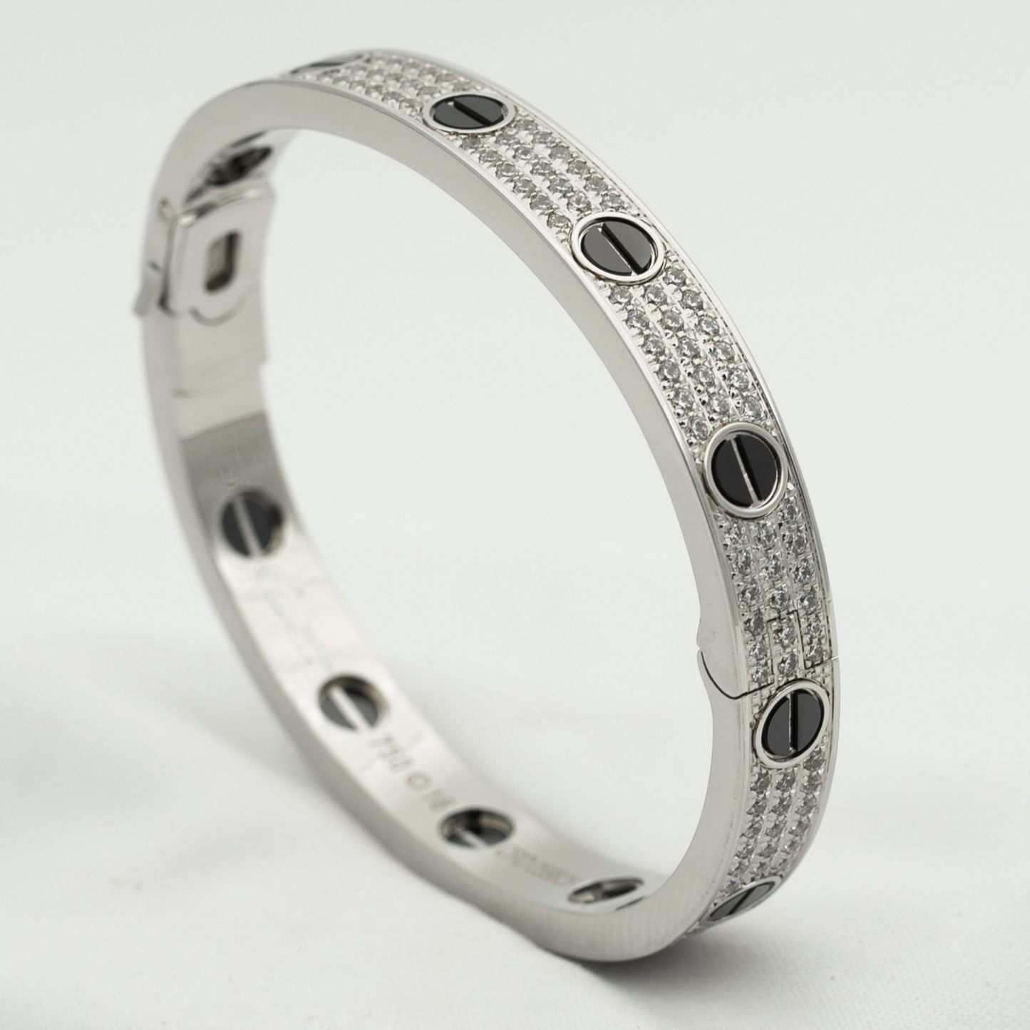 [Luxe Jewels]LOVE BRACELET 6.1MM DIAMOND-PAVED CERAMIC