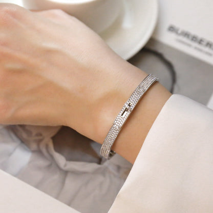 [Luxe Jewels]KELLY BRACELET DIAMOND PAVED