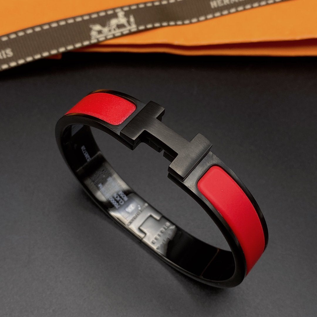 [Luxe Jewels]CLIC HM SO BLACK RED BRACELET