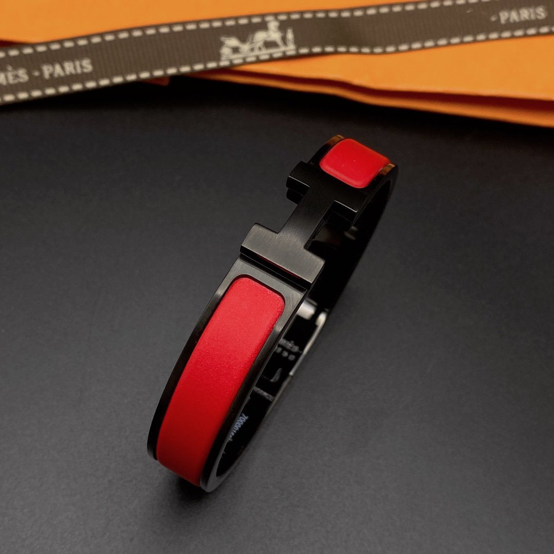 [Luxe Jewels]CLIC HM SO BLACK RED BRACELET