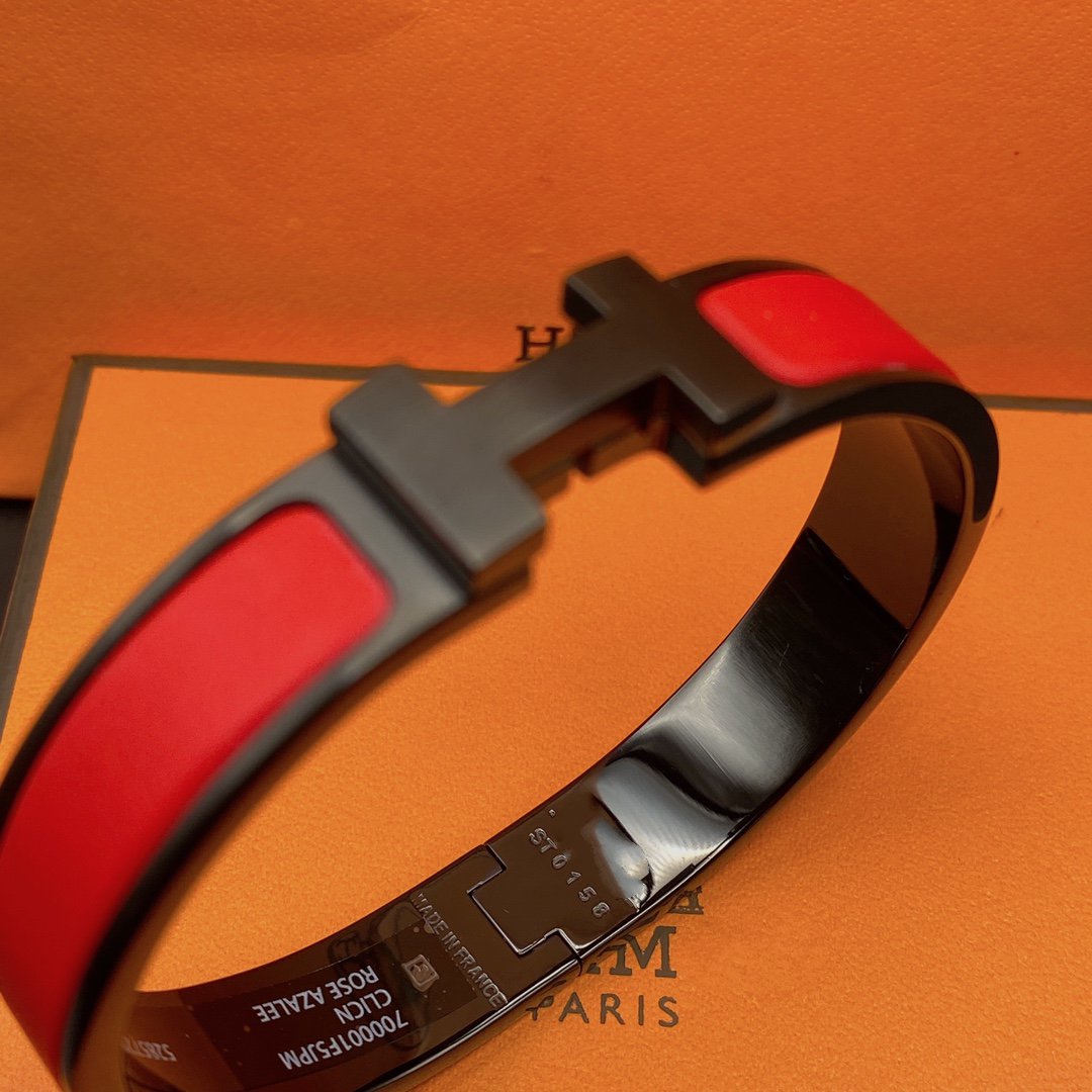 [Luxe Jewels]CLIC HM SO BLACK RED BRACELET