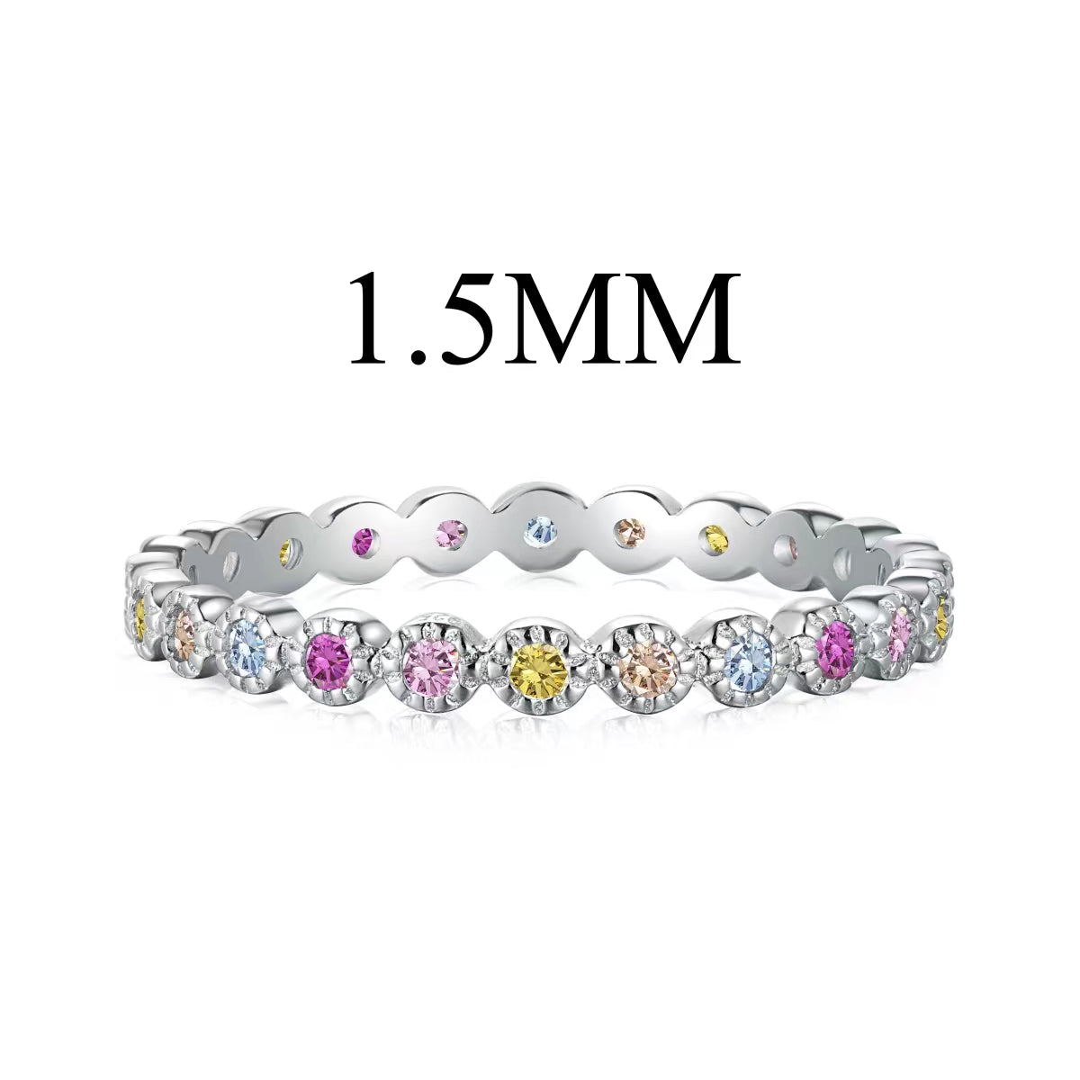 [Luxe Jewels]Radiant Sparkling Round Cut Daily Ring