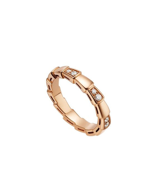 [Luxe Jewels]SERPENTI RING PINK GOLD  3MM