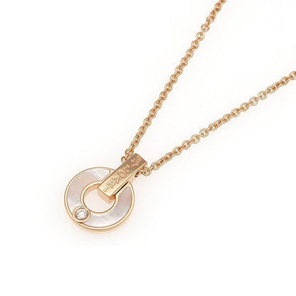 [Luxe Jewels]GARI NECKLACE PINK GOLD MOP