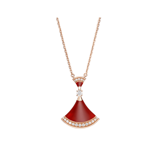 [Luxe Jewels]DREAM NECKLACE CARNELIAN DIAMOND