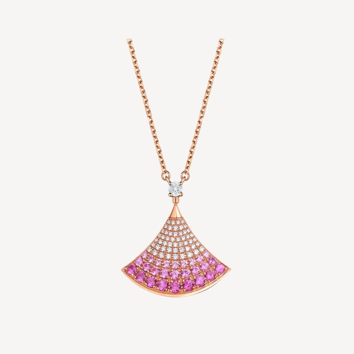 [Luxe Jewels]DREAM NECKLACE PINK GOLD PINK DIAMOND