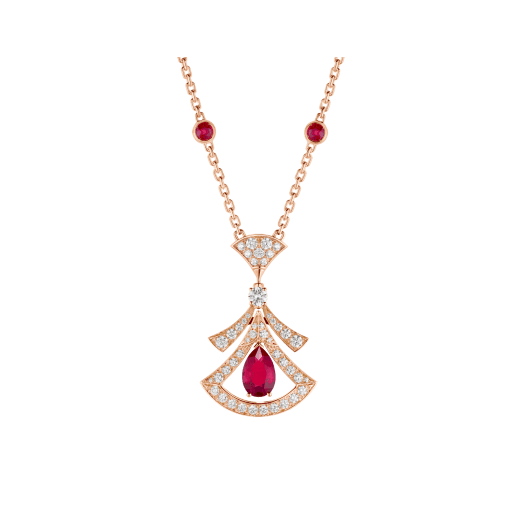 [Luxe Jewels]DREAM NECKLACE CARNELIAN DIAMOND PINK GOLD