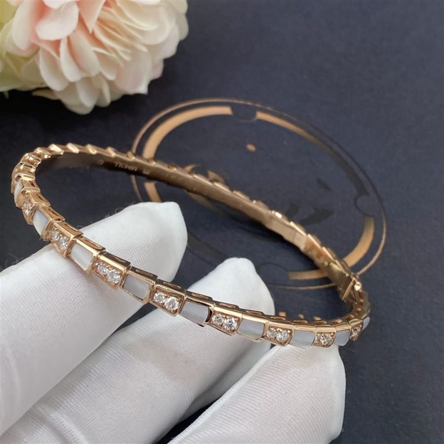 [Luxe Jewels]SERPENTI BRACELET PINK GOLD MOP DIAMOND