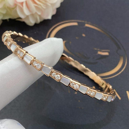 [Luxe Jewels]SERPENTI BRACELET PINK GOLD MOP DIAMOND