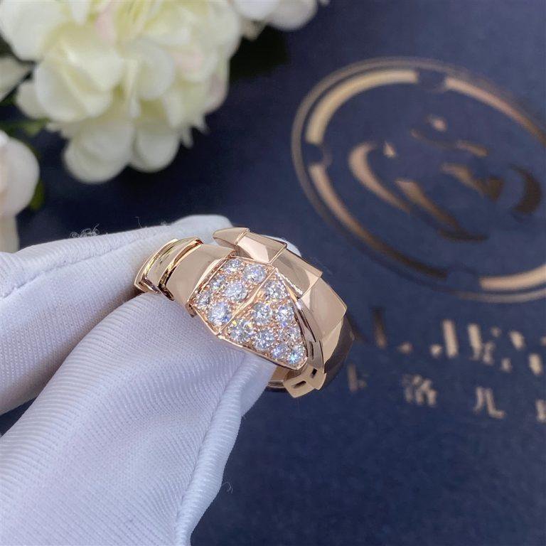 [MERA]SERPENTI RING ROSGOLD DIAMANT