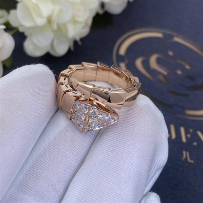 [MERA]SERPENTI RING ROSGOLD DIAMANT