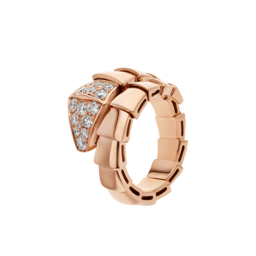 [Luxe Jewels]SERPENTI RING PINK GOLD DIAMOND