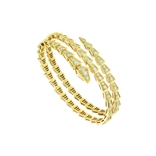 [Luxe Jewels]SERPENTI BRACELET GOLD DIAMOND DOUBLE ROW