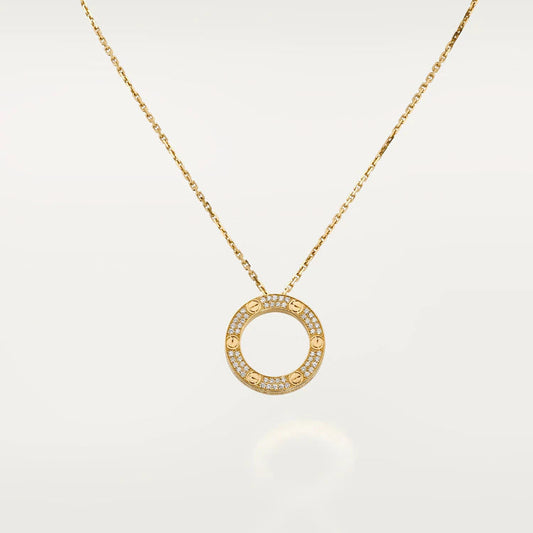 [Luxe Jewels]LOVE NECKLACE ADJUSTABLE ROSE GOLD