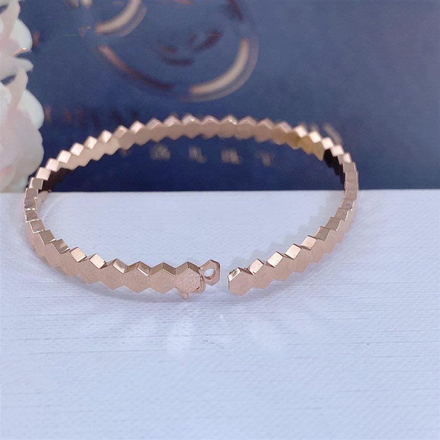 [Luxe Jewels]BEE LOVE PINK GOLD BRACELET