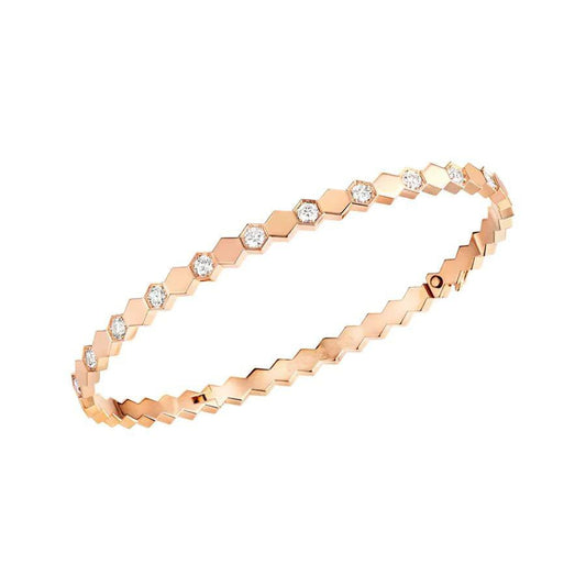 [Luxe Jewels]BEE LOVE PINK GOLD DIAMOND BRACELET