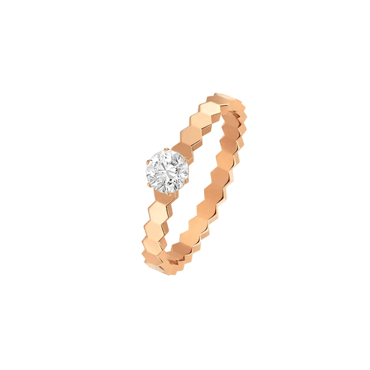 [Luxe Jewels]BEE LOVE RING PINK GOLD 1 DIAMOND