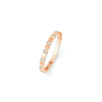 [Luxe Jewels]BEE LOVE RING PINK GOLD DIAMOND