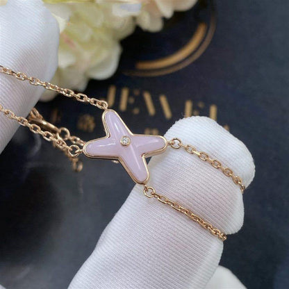 [Luxe Jewels]JEUX BRACELET PINK MOP PINK GOLD 1 DIAMOND