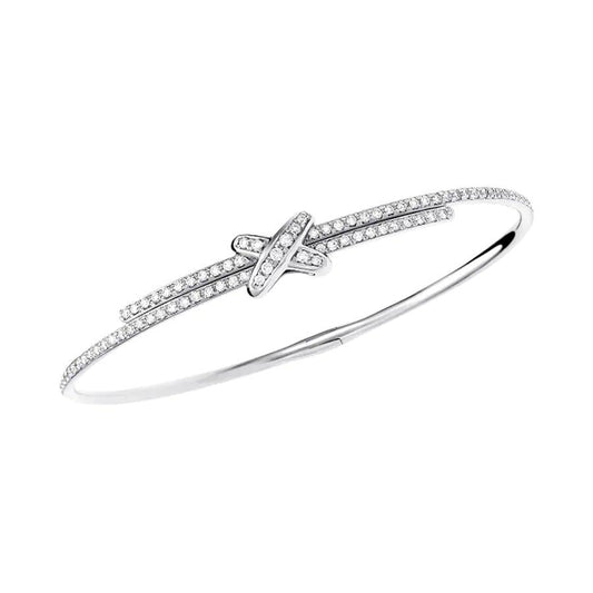 [Luxe Jewels]JEUX DE BRACELET DIAMONDS SILVER