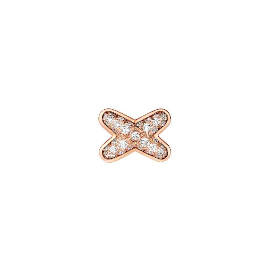 [Luxe Jewels]JEUX DE PINK GOLD DIAMOND EARRINGS