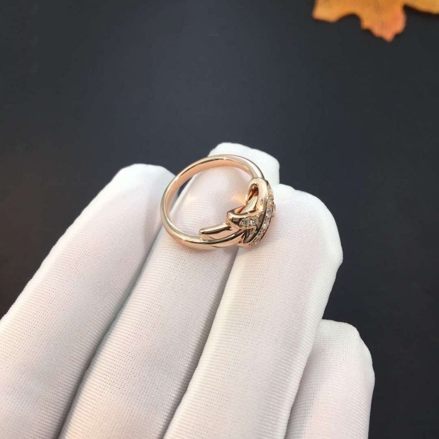 [Luxe Jewels]JEUX DE PINK GOLD DIAMOND RING