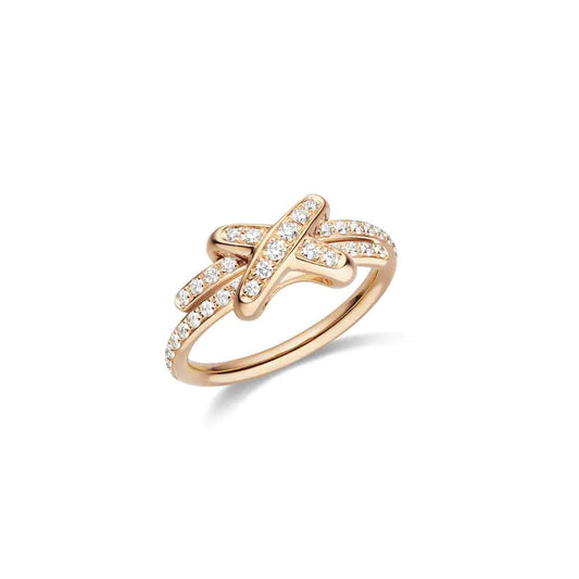 [Luxe Jewels]JEUX DE RING PINK GOLD DIAMOND