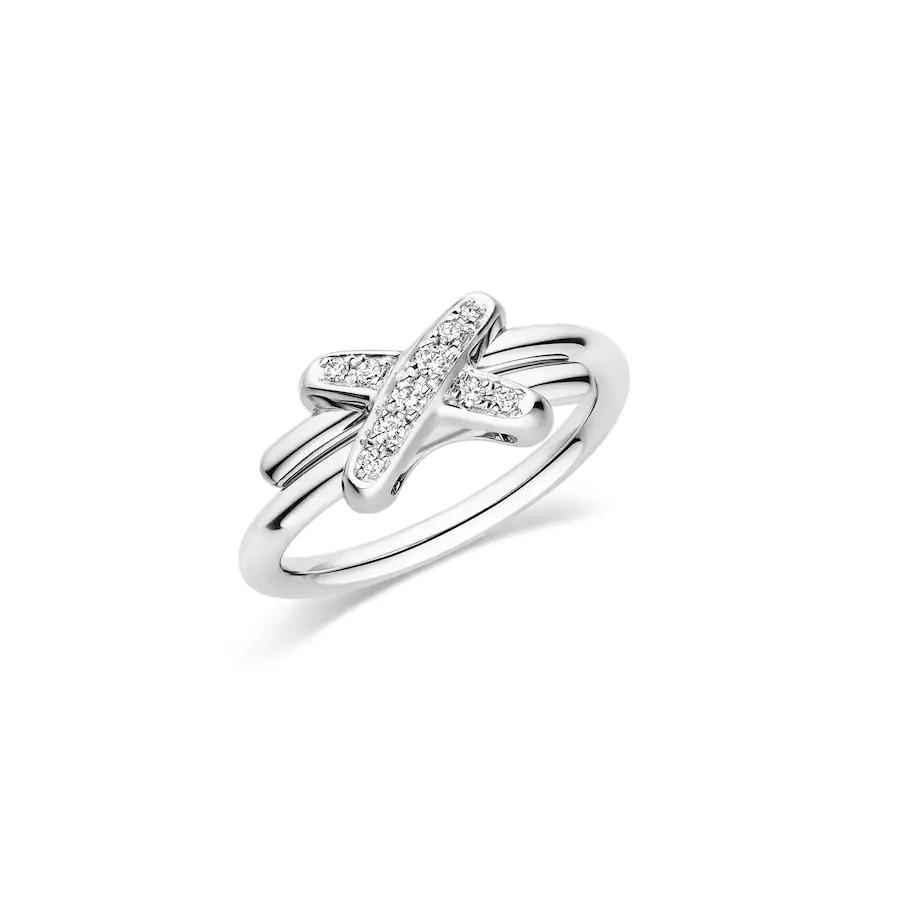 [Luxe Jewels]JEUX DE SILVER DIAMOND RING