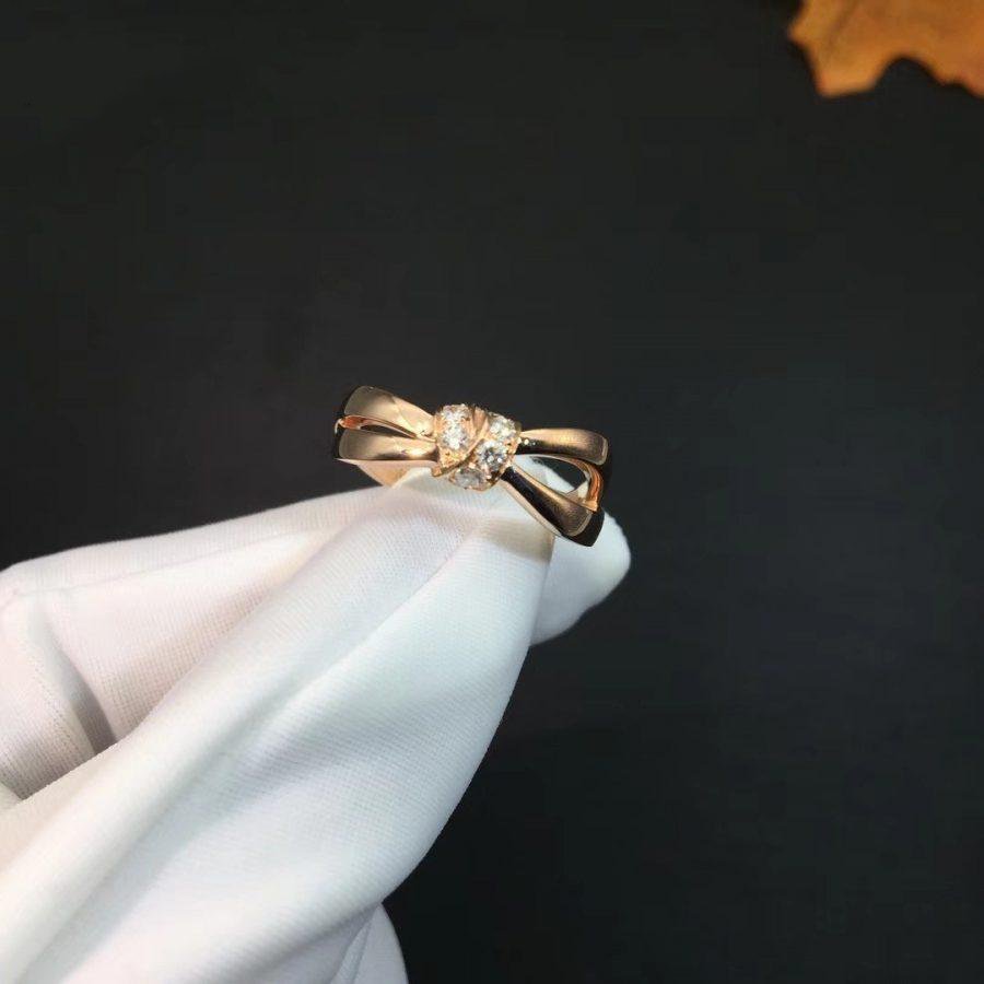 [Luxe Jewels]LIENS RING PINK GOLD DIAMOND