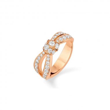 [Luxe Jewels]LIENS PINK GOLD DIAMOND RING