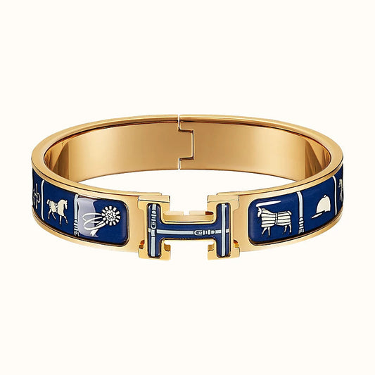 [Luxe Jewels]H COUVERTURES DARK BLUE BRACELET