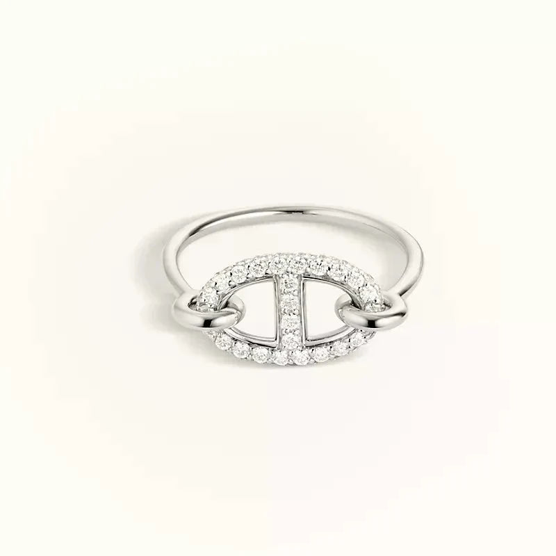 [Luxe Jewels]RONDE SMALL SILVER DIAMOND RING