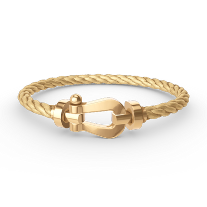 [Luxe Jewels]FORCE LARGE HORSESHOE NO DIAMOND BRACELET GOLD