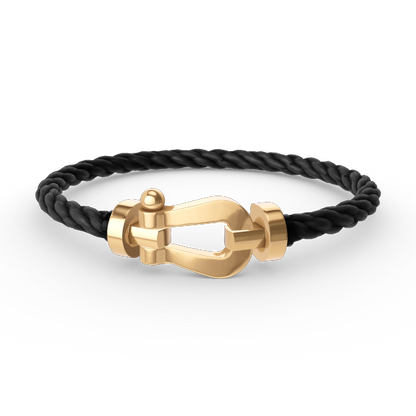 [Luxe Jewels]FORCE LARGE HORSESHOE NO DIAMOND BRACELET GOLD