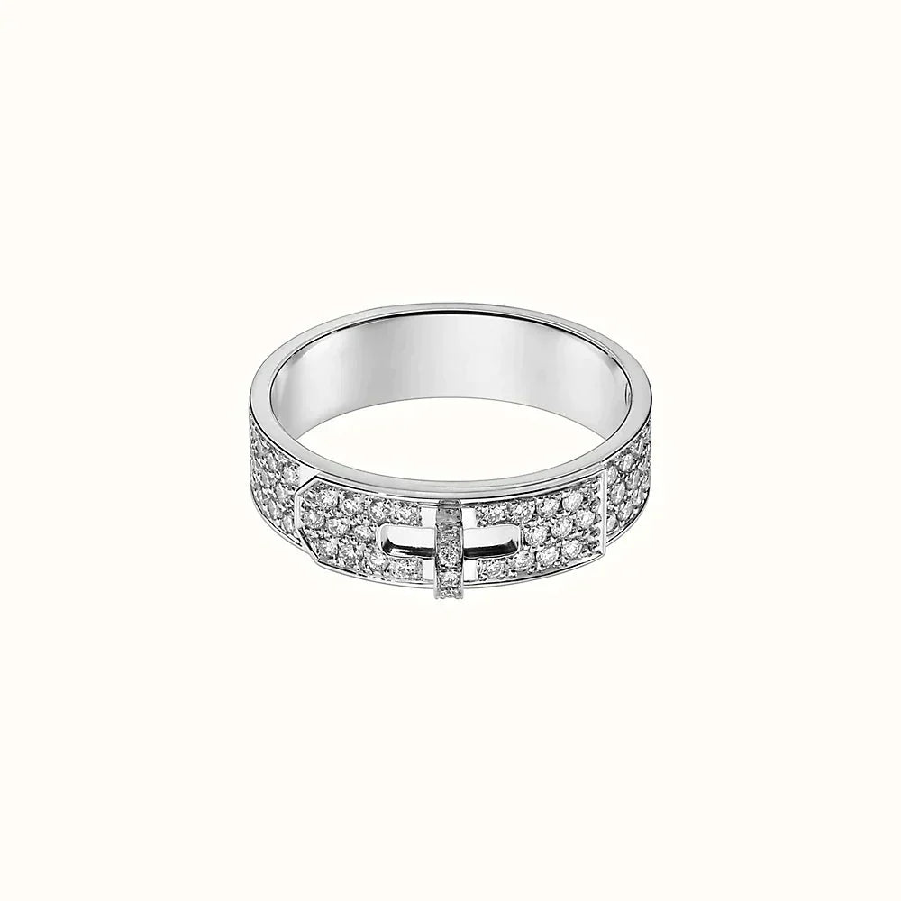 [Luxe Jewels]KELLY SILVER DIAMOND RING